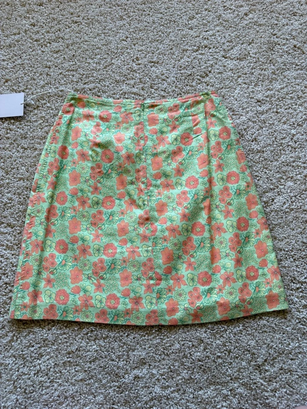 Lilly Pulitzer Scooter Skirt‎ Skort Size 8 Pistachio Green Forget Me Not Floral